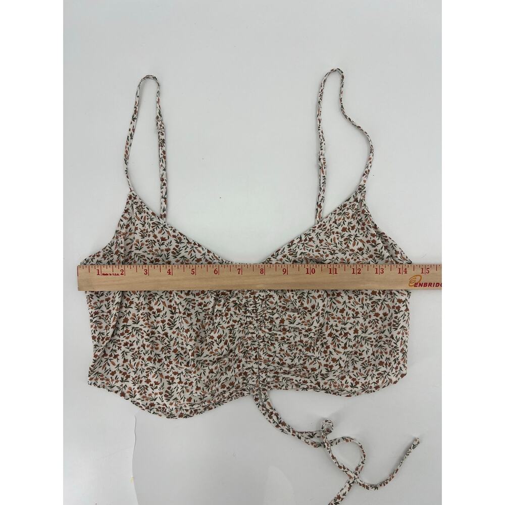 Sky & Sparrow Floral Cottagecore Cropped Cami Large - Picture 7 of 8